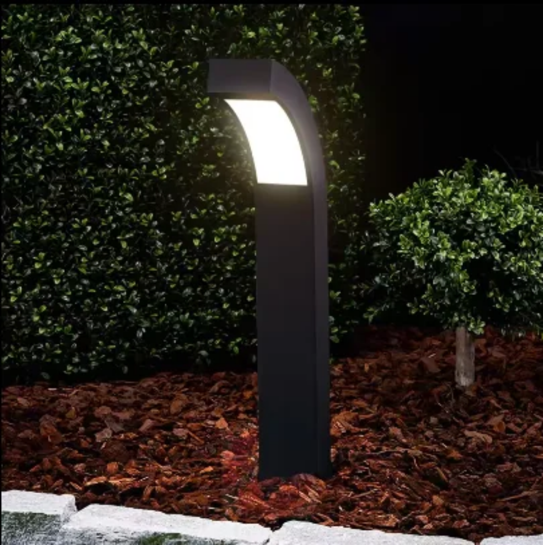 Modern outdoor lights waterproof solar lawn landscape light Curved lamp for garden