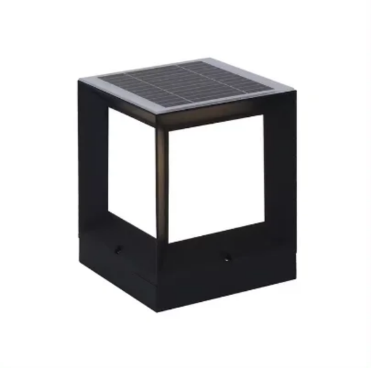 Square pillar lamp modern 20 latest design warm white induction pillar top of outdoor pillar solar lamp