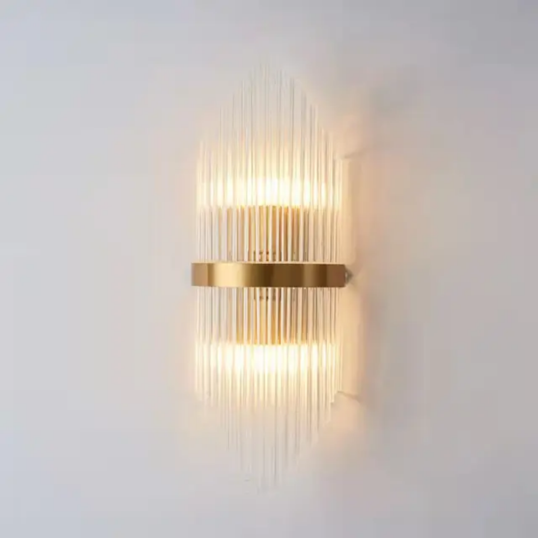 Nordic modern glass shade led wall lamp