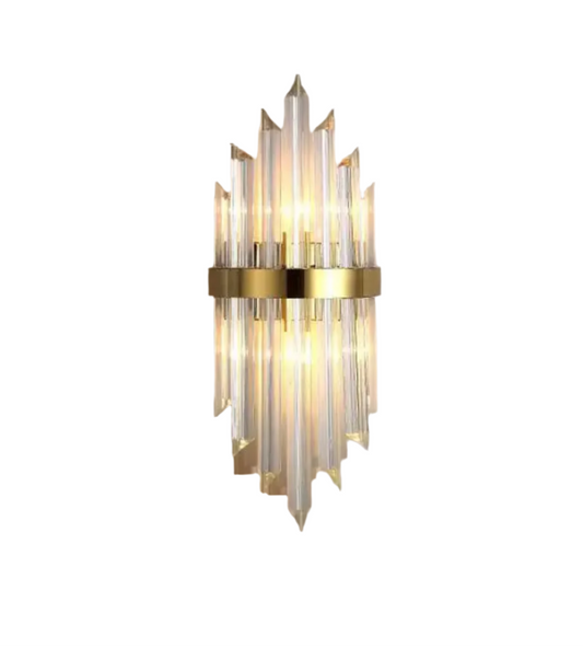 Crystal Decoration background wall sconce lamp