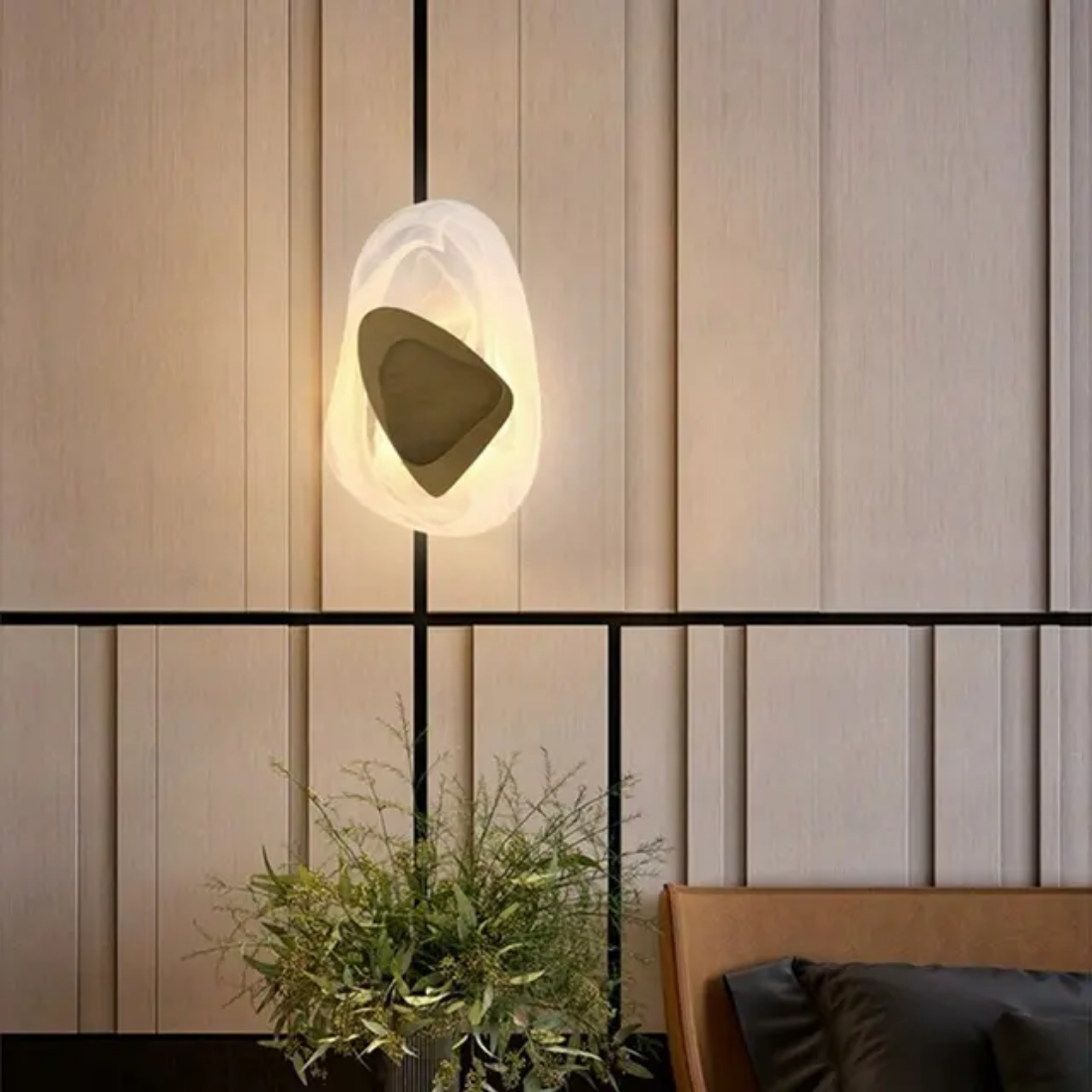 Metal base Glass Wall Lamp Lighting