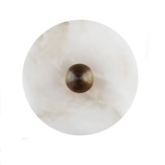 Nordic decorative alabaster stone sconce