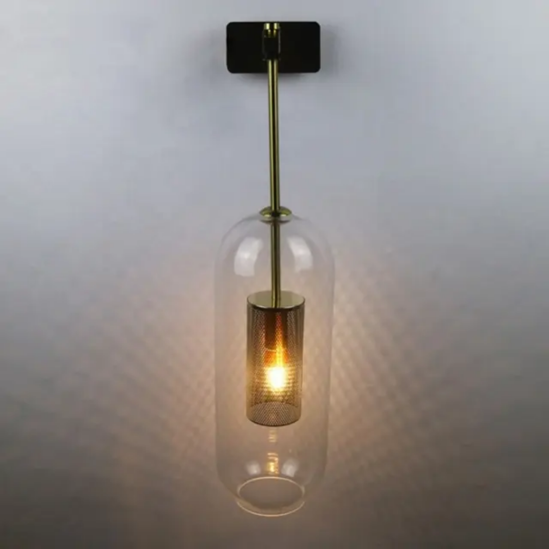 Modern glass wall lamp