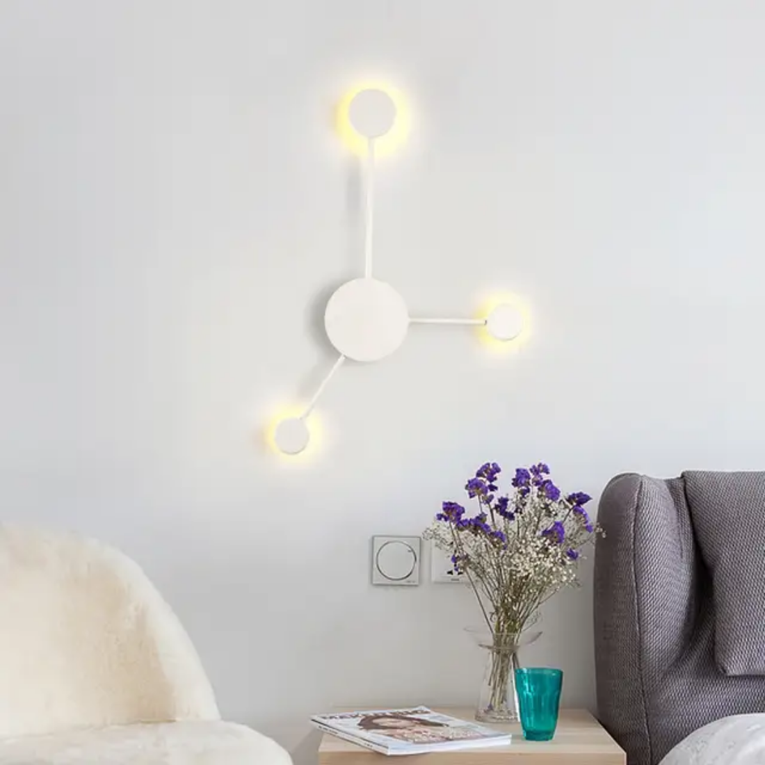 Line wall lamps