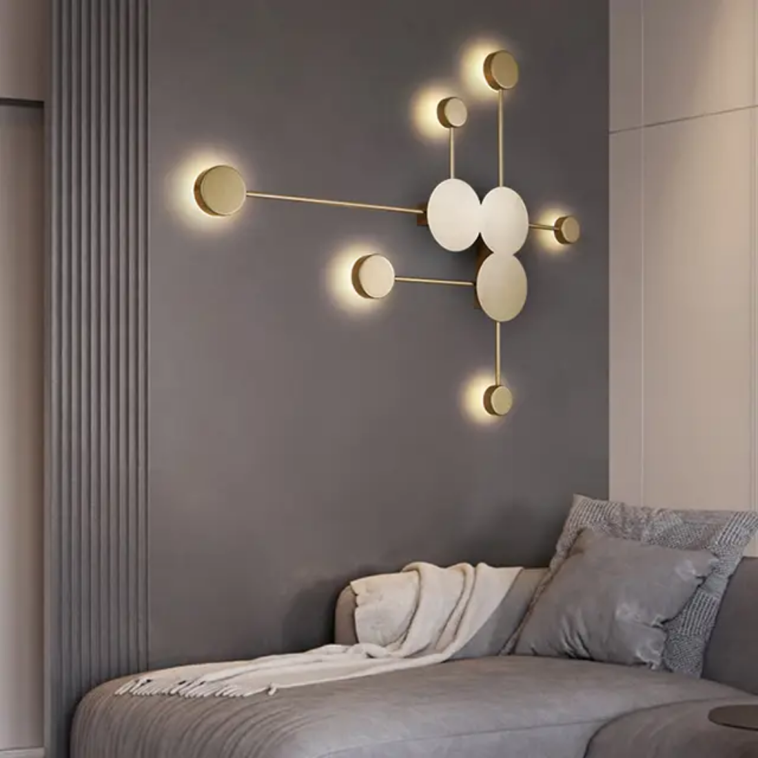 Line wall lamps