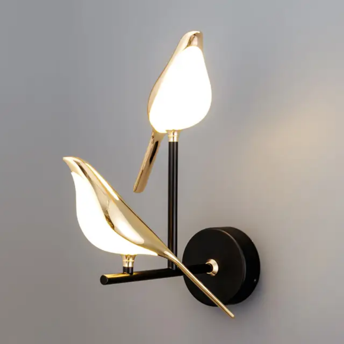 Metal Cuckoo Bird Shape sconce lights