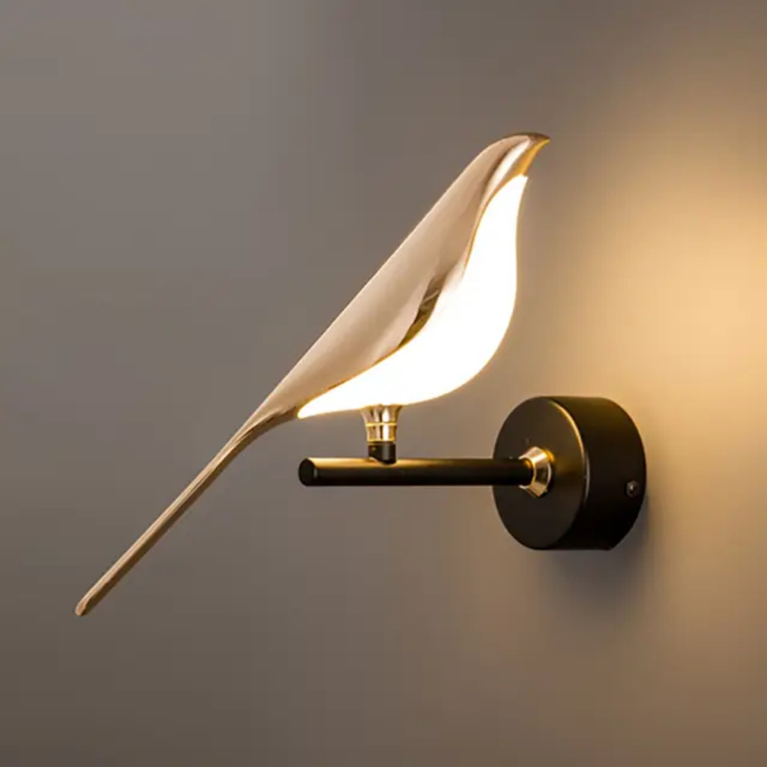 Metal Cuckoo Bird Shape sconce lights