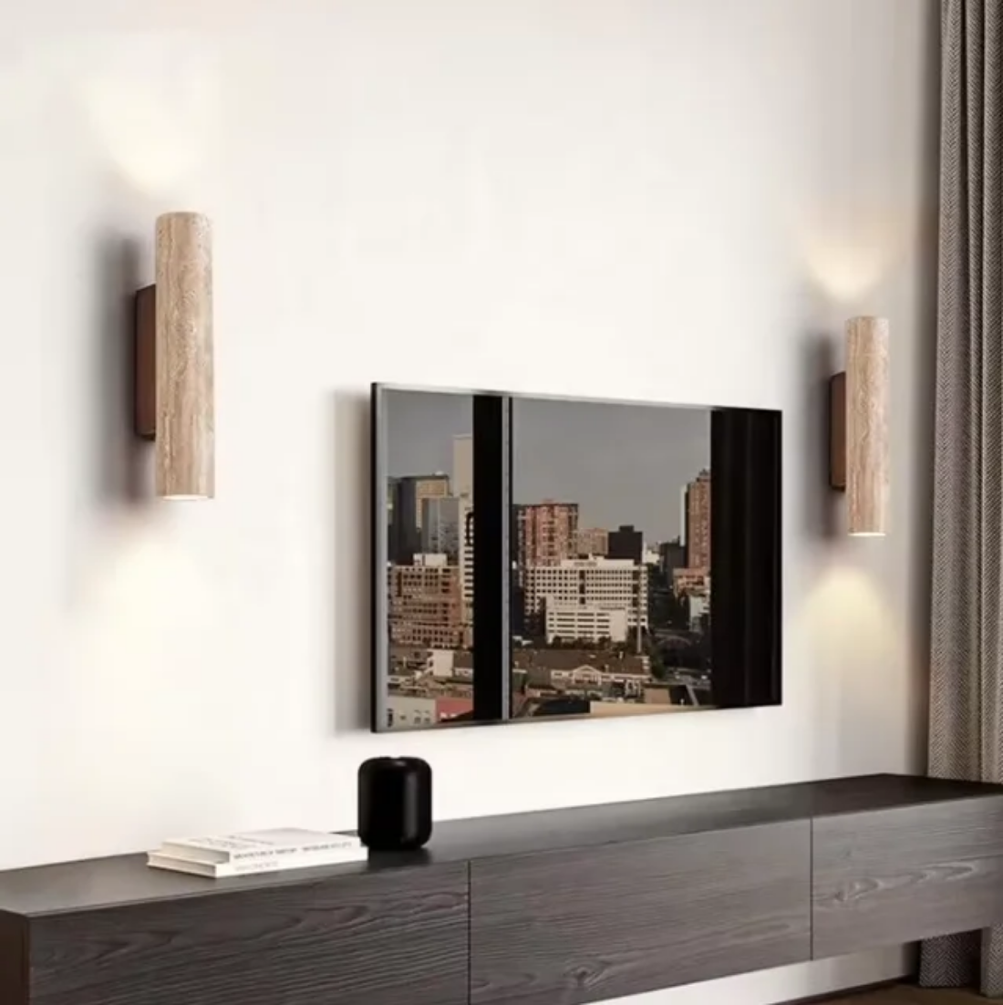 Luminous marble wall lamp