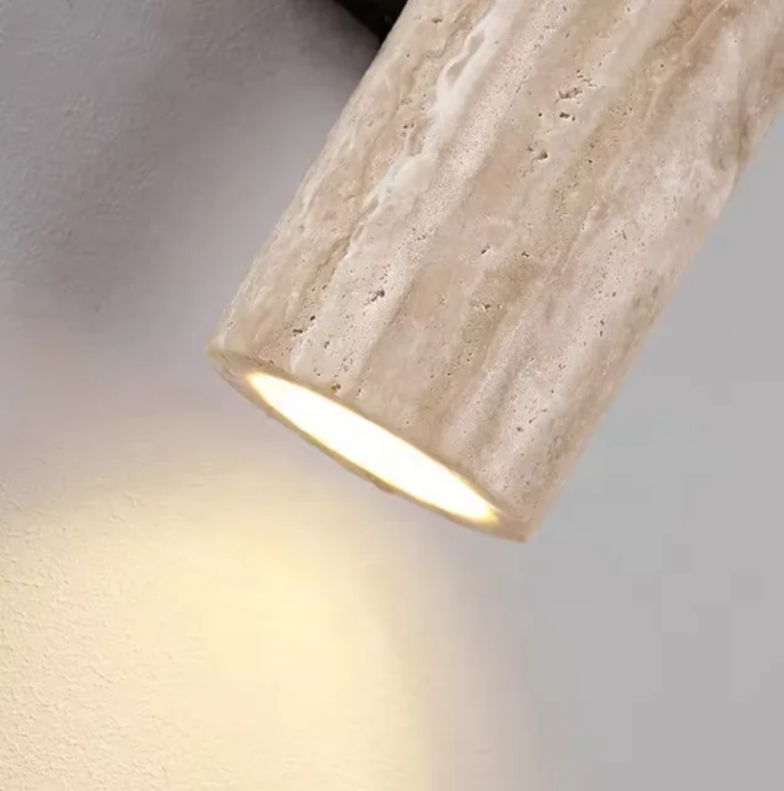 Luminous marble wall lamp