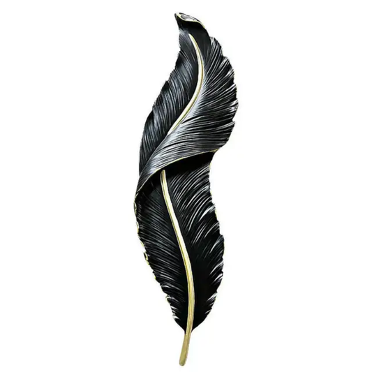 Creative feather shape sconce light