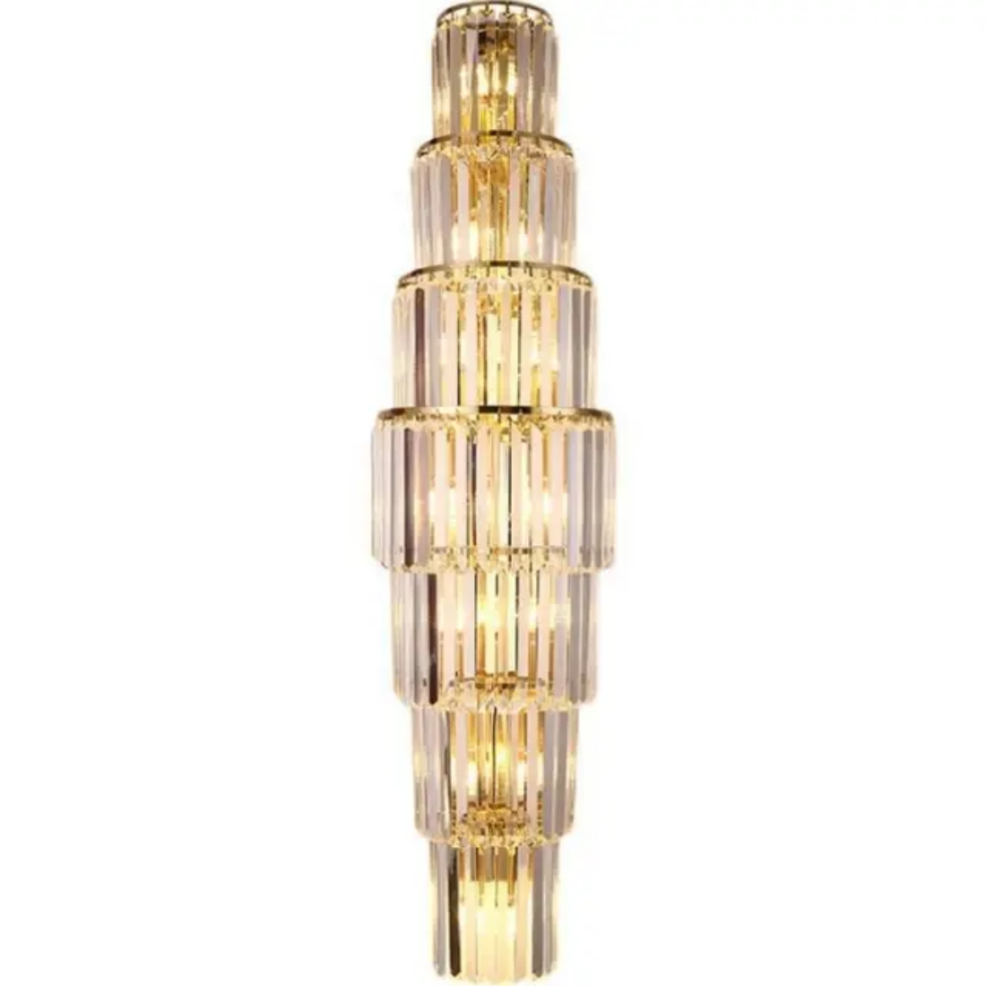 Luxury indoor gold wall lamp