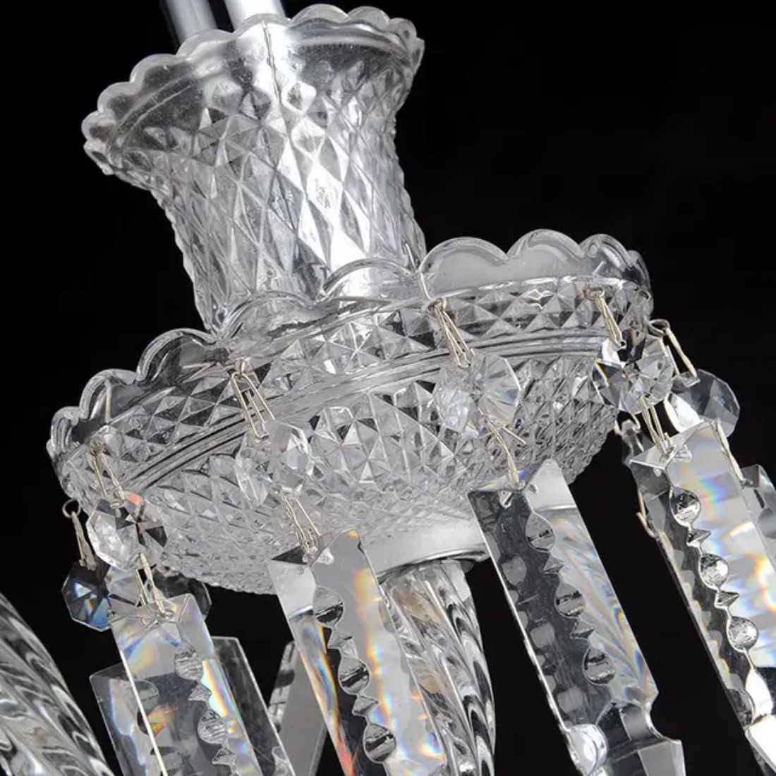 Luxury Candle Crystal Wall Lamp