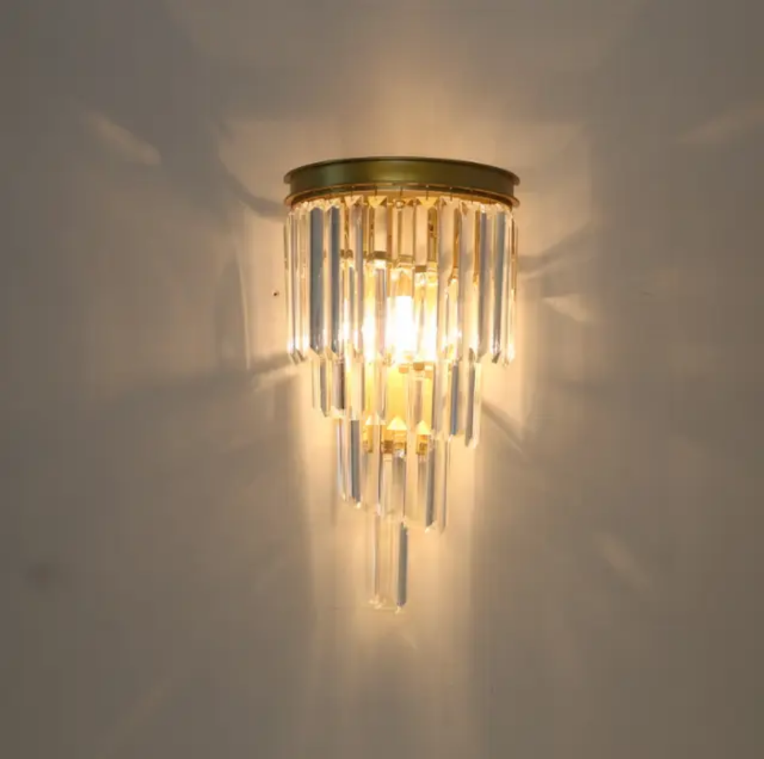 Crystal aluminum Led Beside wall lamps