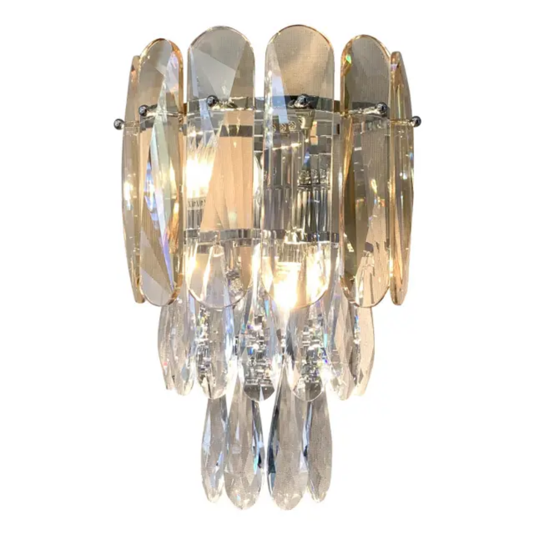 Hardware And Crystal Material Wall Lamp