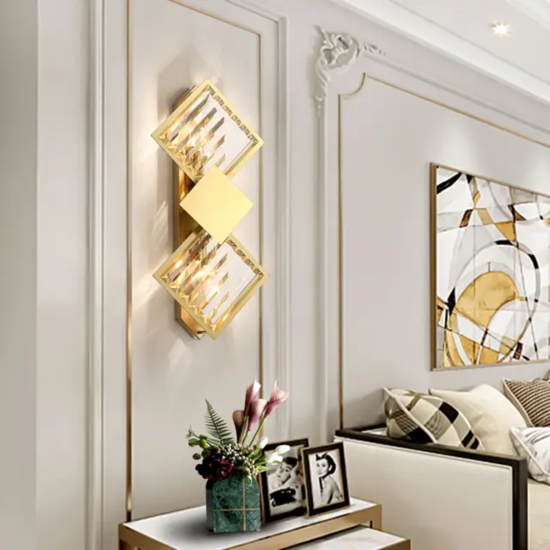 Deco wall sconces