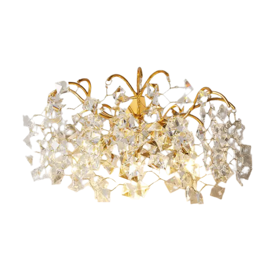 Modern tree Branch Crystal Wall Lamp