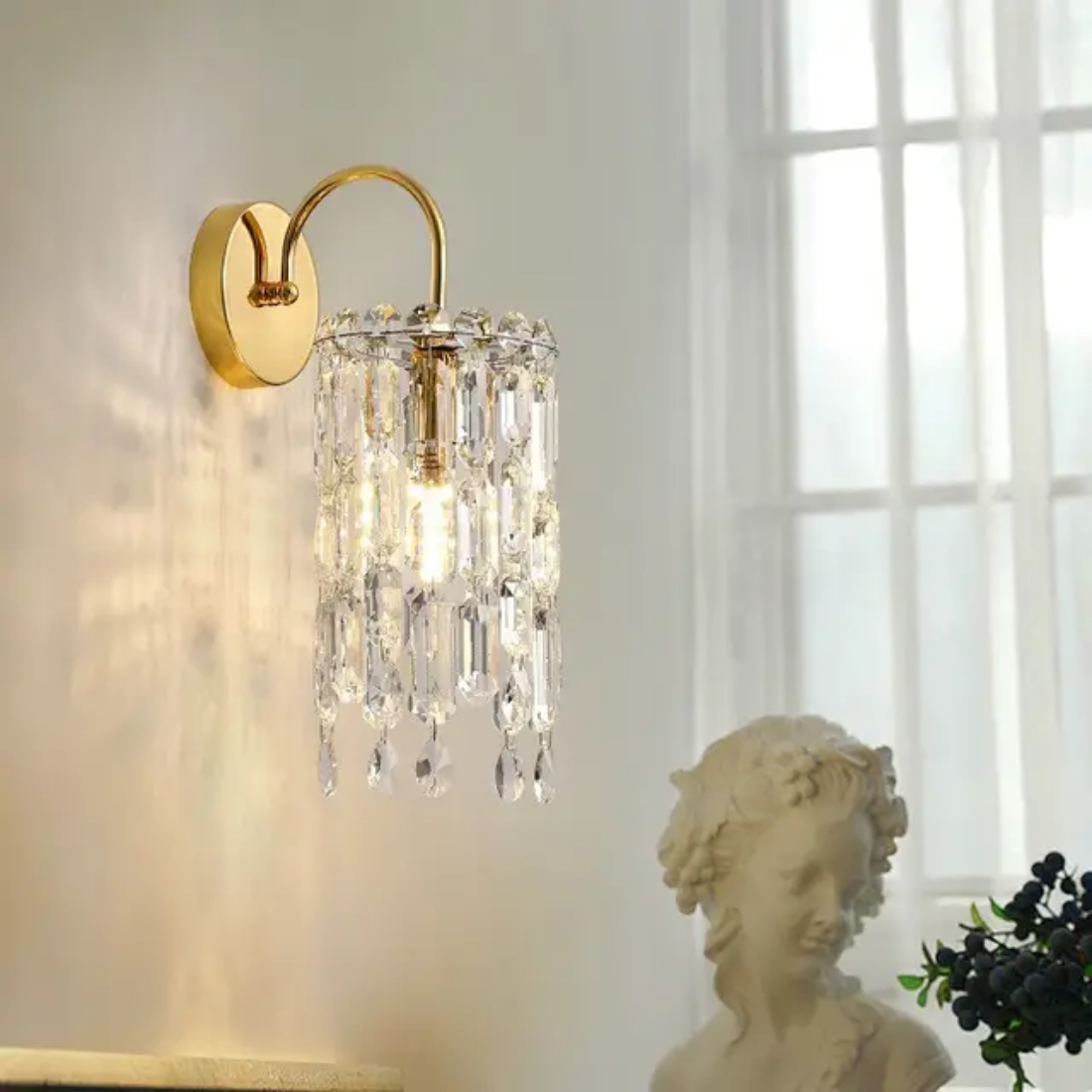 Decoration K9 Modern Crystal Wall Lamps