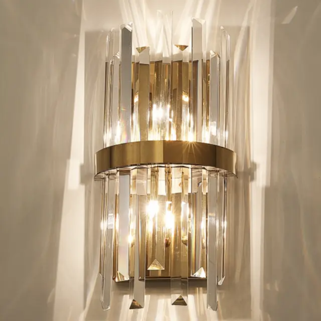 Crystal Glass Wall Lamps