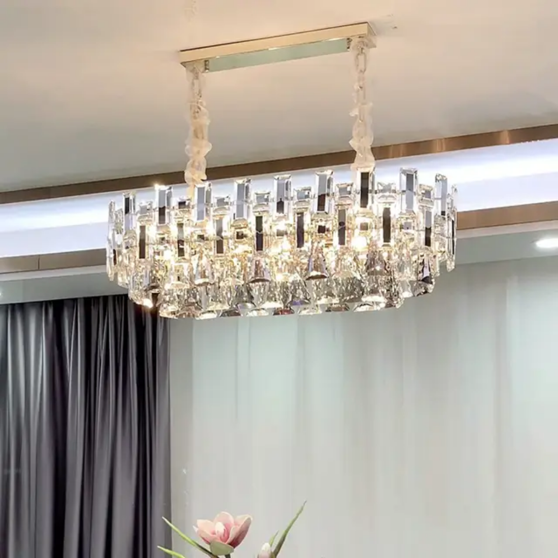 Crystal chandelier pendant lights