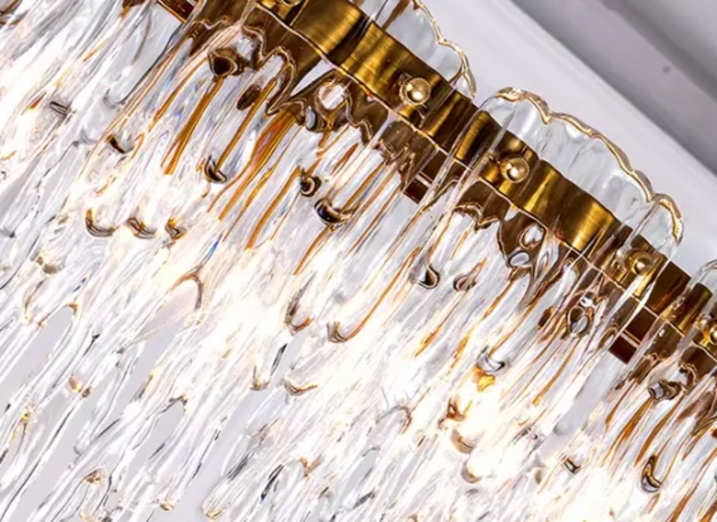 Rectangular Led Crystal Chandeliers