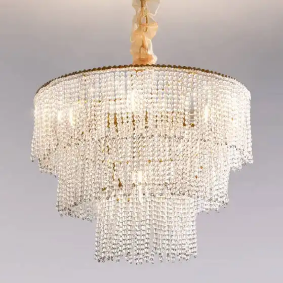 Raindrop Lamp Mount Crystal beads Ceiling