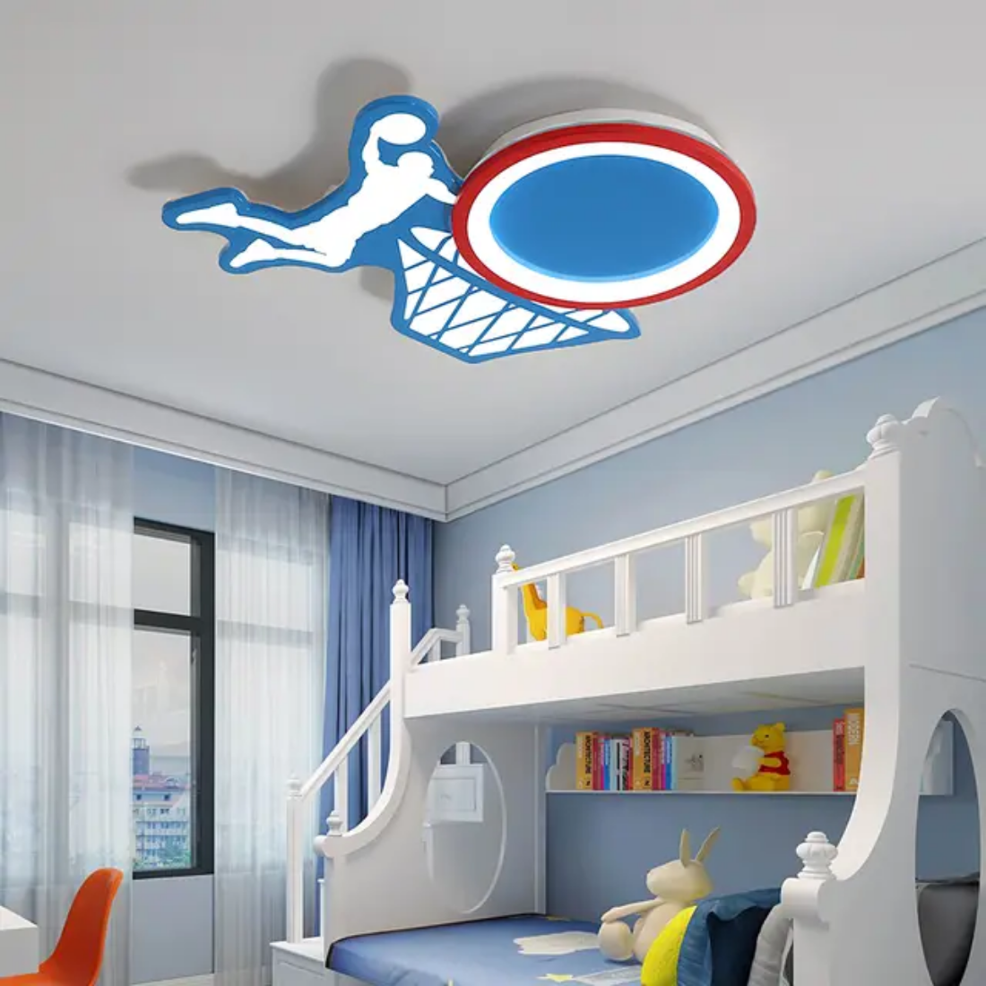 Kids decorative basketball ceiling lamp