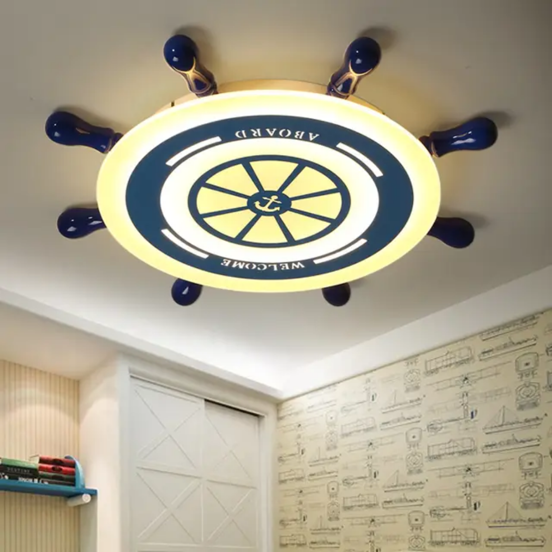 Rudder style ceiling light lamp