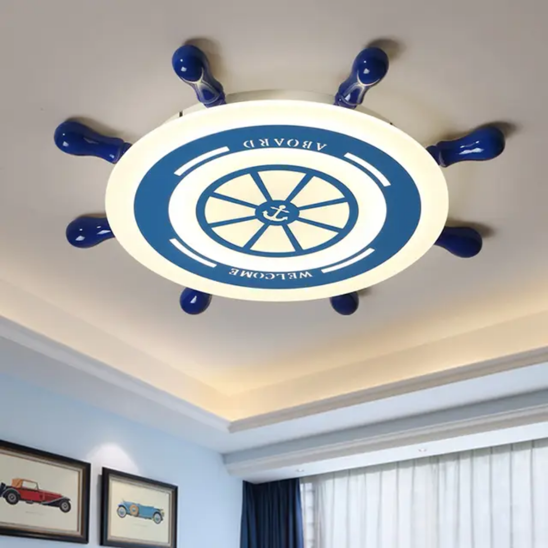 Rudder style ceiling light lamp