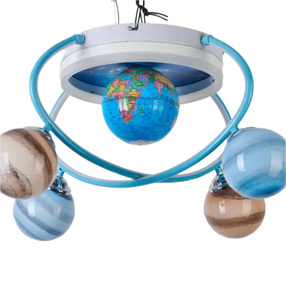 Universe Wandering Earth Satellite Cartoon Chandelier