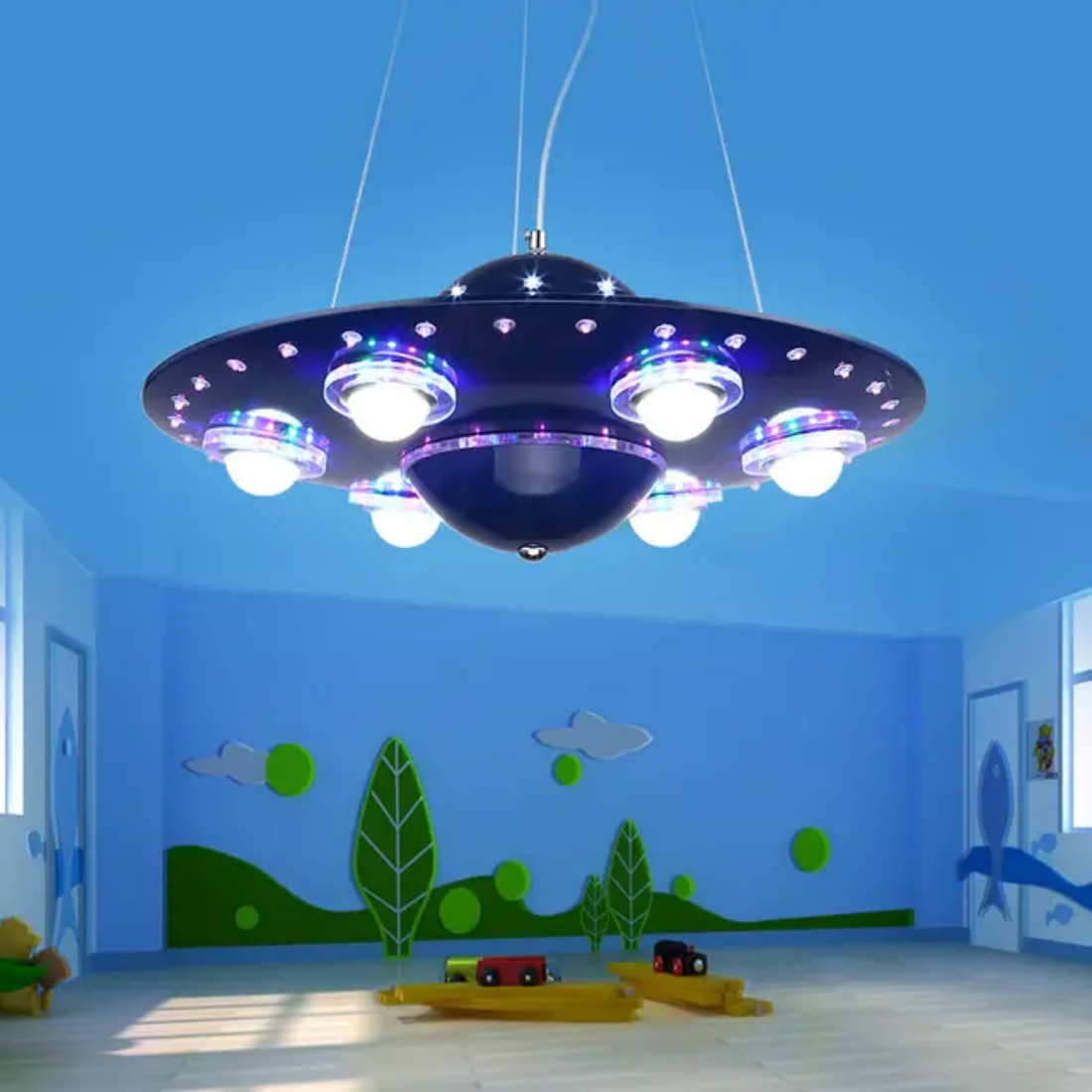 UFO chandelier