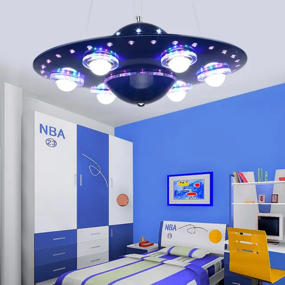 UFO chandelier