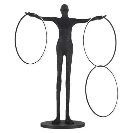 Humanoid Art Statue Floor Lamp