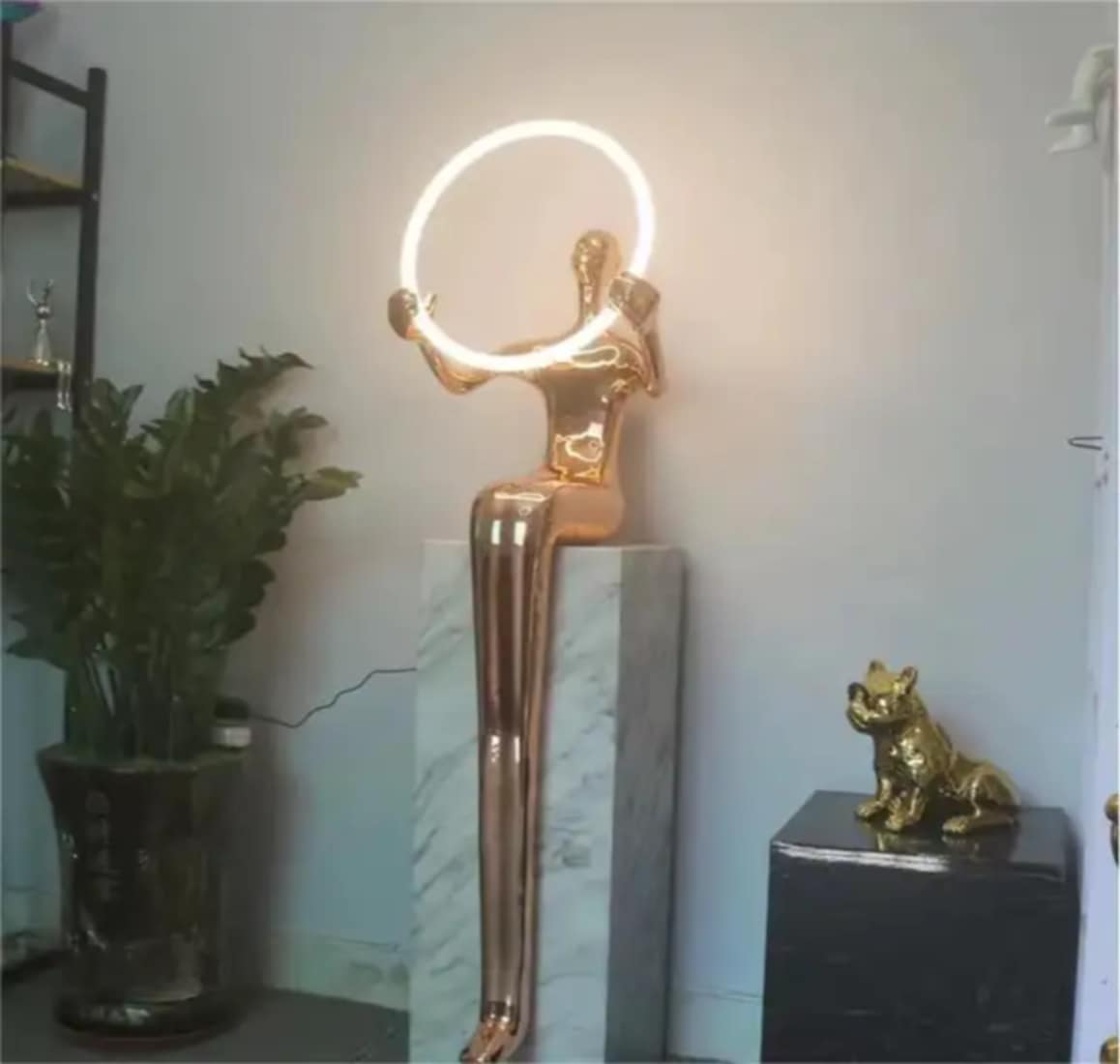 Human Body Ornaments Sculpture floor lamp