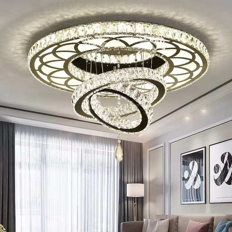 Creative shape Lustre circle ceiling light