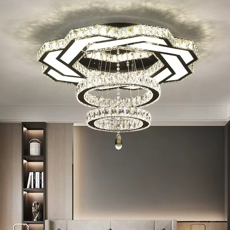 Creative shape Lustre circle ceiling light