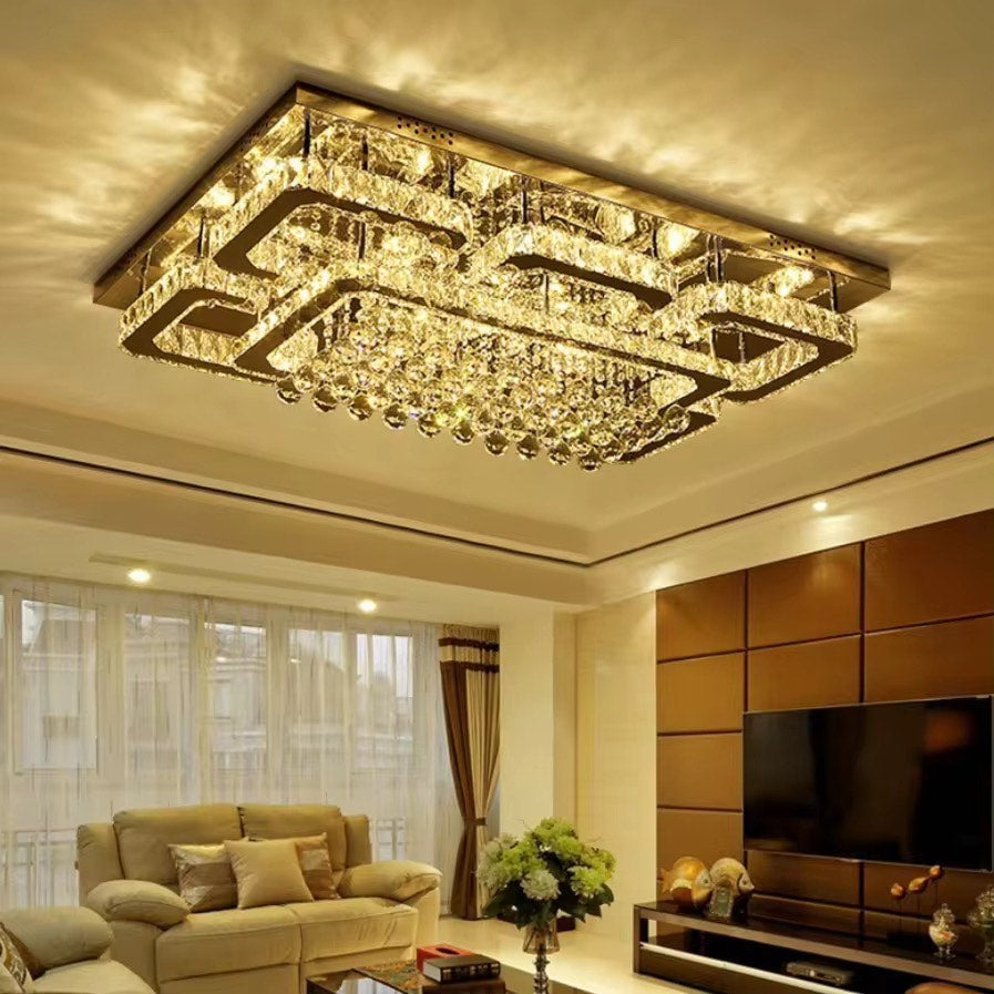 Rectangular modern led ceiling lamp