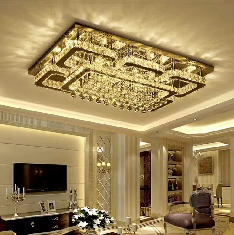 Rectangular modern led ceiling lamp