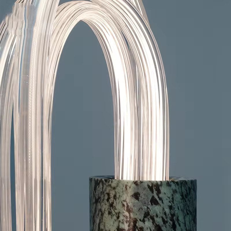 Modern marble metal table lamp