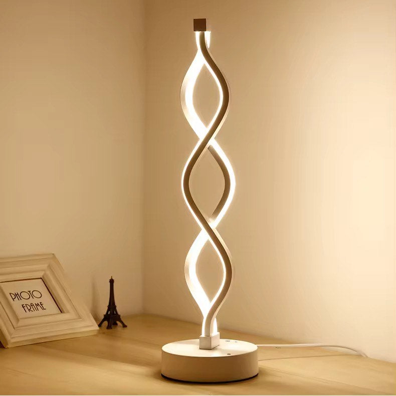 Modern acrylic iron table lamp