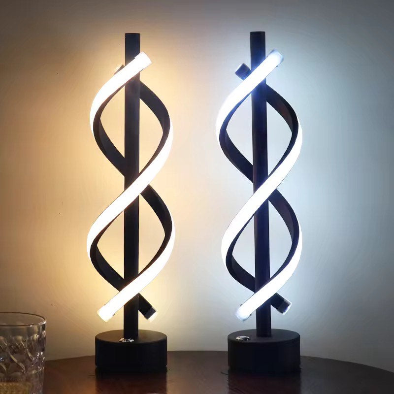 Modern acrylic iron table lamp