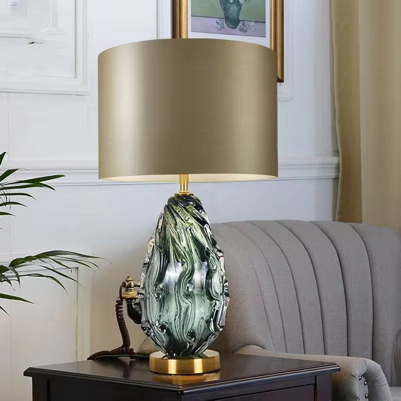 Italian led luxury Hand Blown glass table lamp