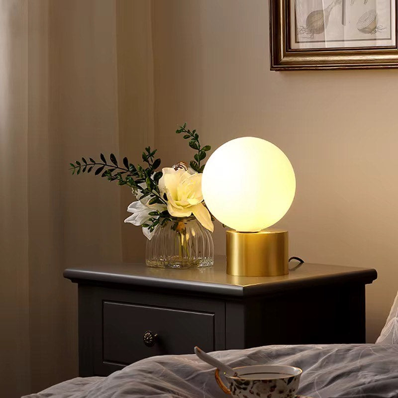 Modern glass ball lamp