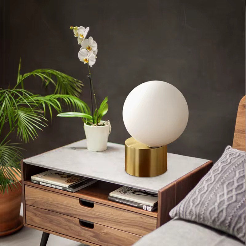 Modern glass ball lamp