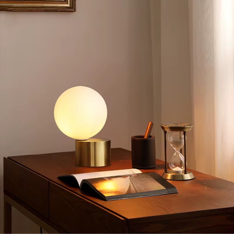 Modern glass ball lamp