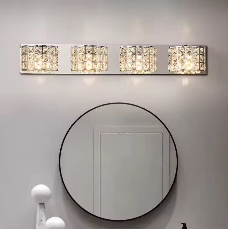 Crystal Vanity Lights For Bathroom