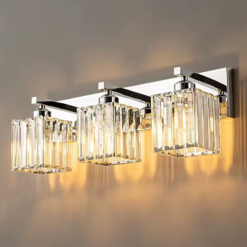 Crystal Vanity Lights For Bathroom