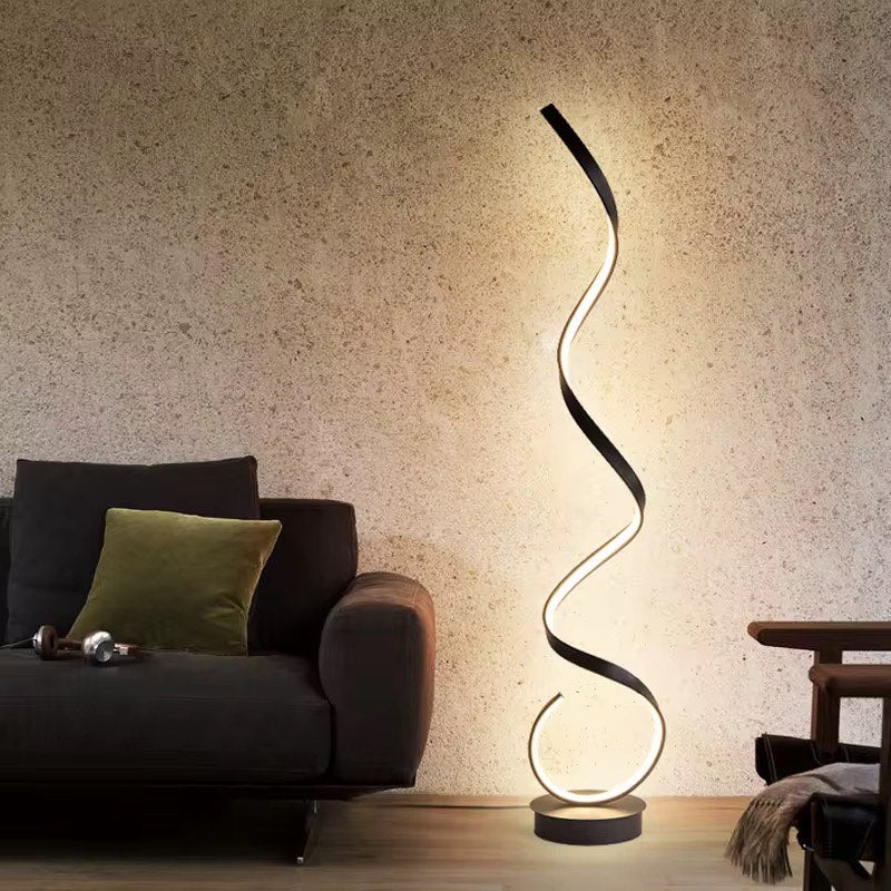 Minimalist corner floor lamp