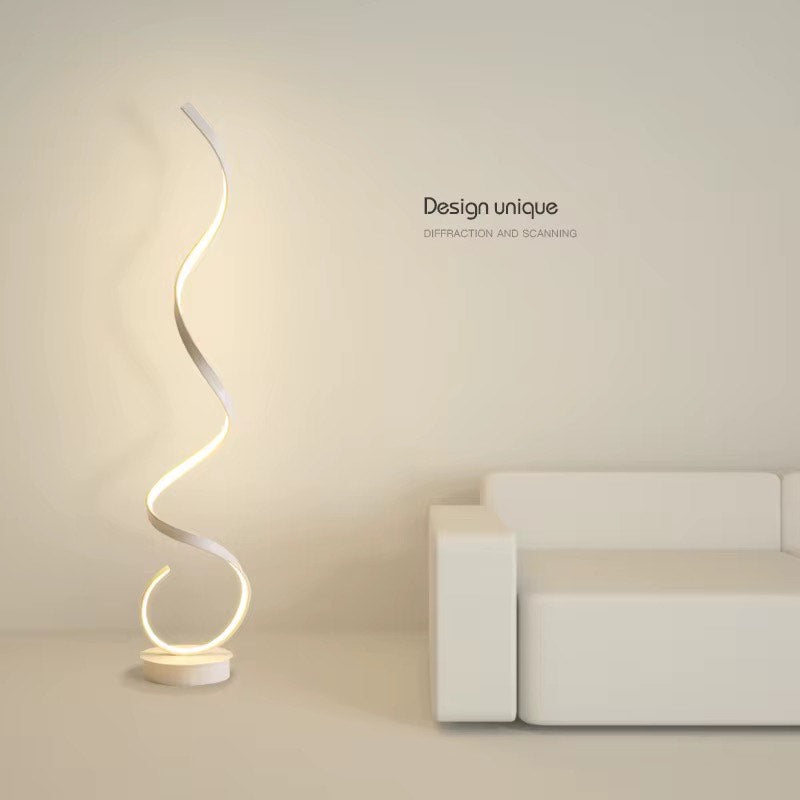 Minimalist corner floor lamp