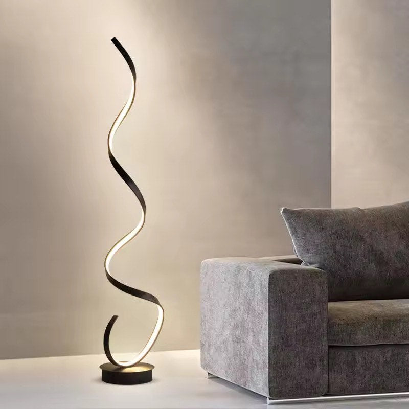 Minimalist corner floor lamp