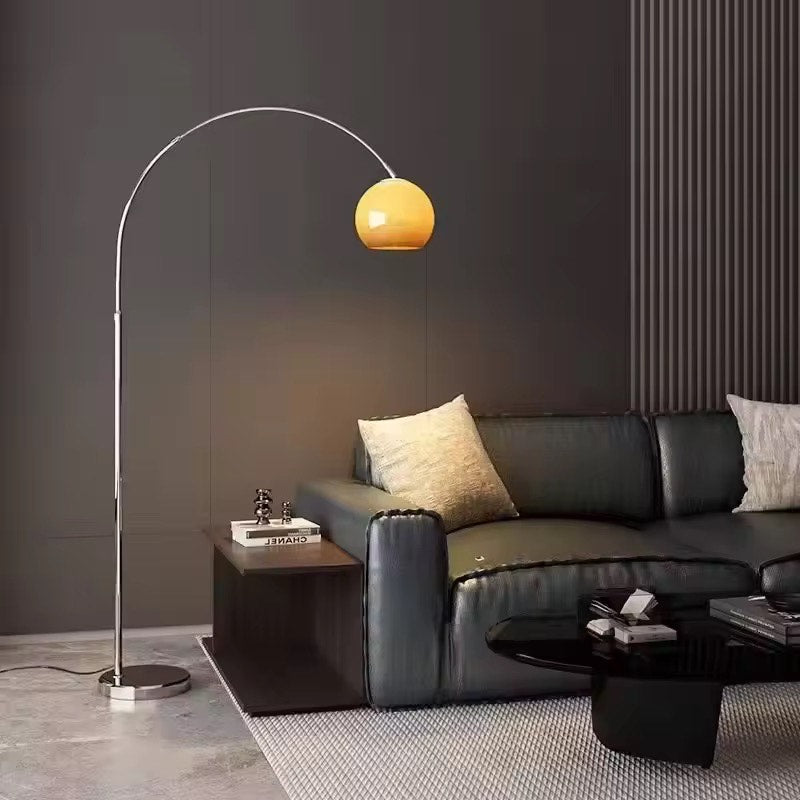 Floor lamp bright orange design